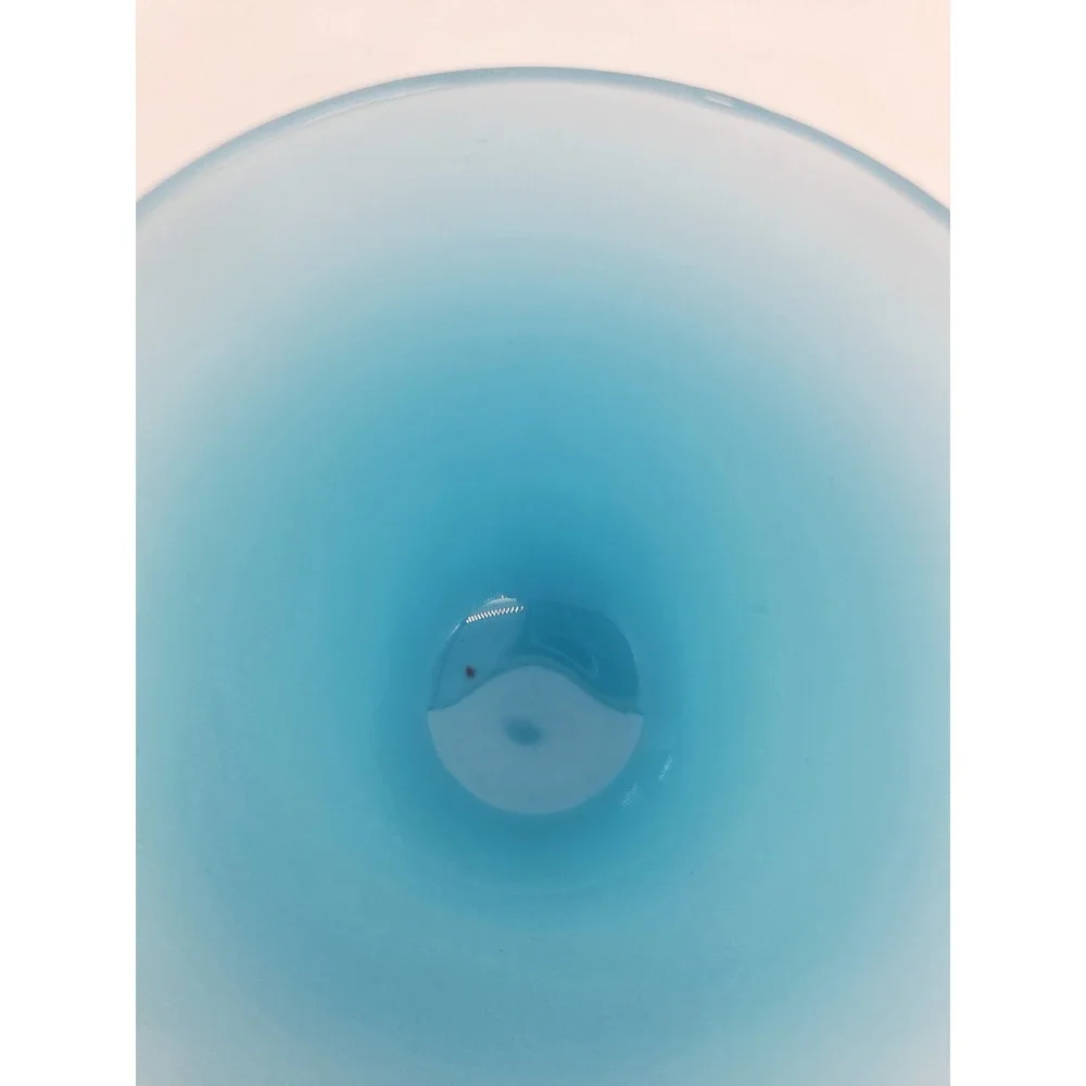 Glassybaby Cabo Blue Votive Pre Trisk Tag 3 9/16